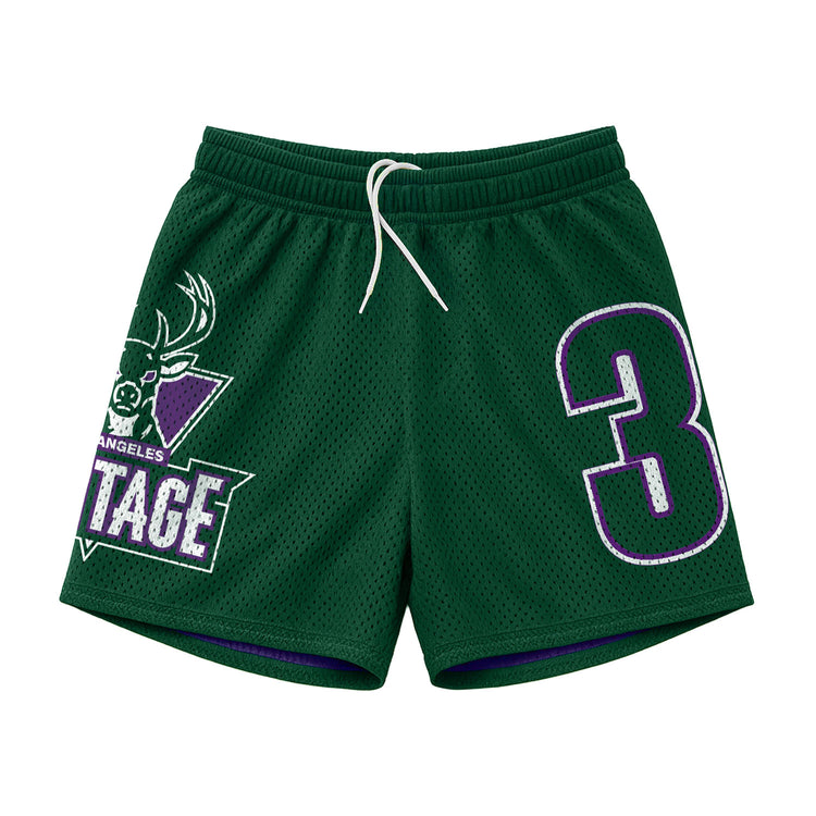 A.M. Vintage Bucks mesh shorts