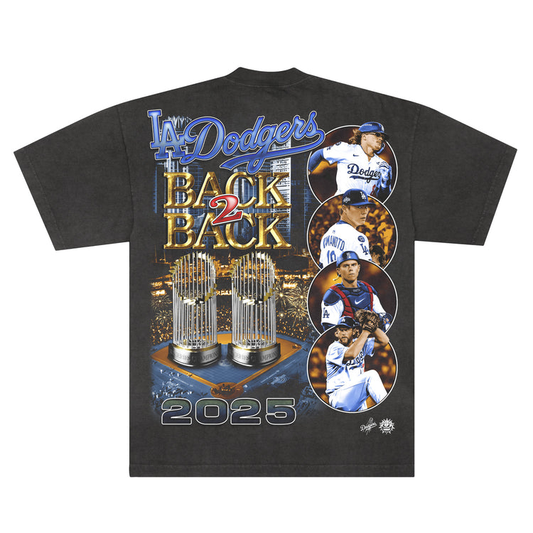 2025 Dodgers T-Shirt (vintage black)