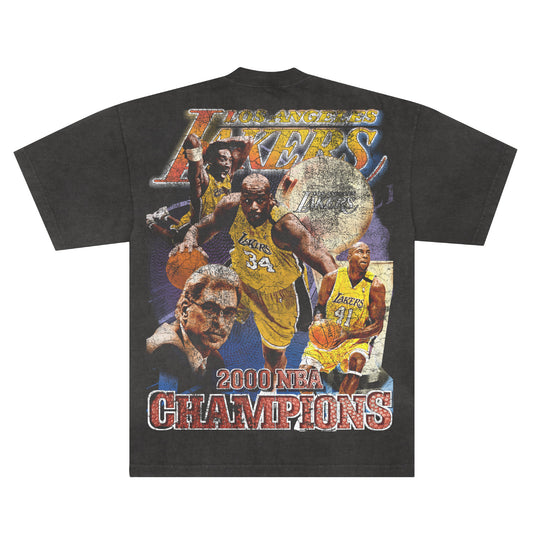 2000 Lakers Champs t-shirt (vintage black)