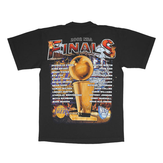2002 NBA Finals T-Shirt ( vintage black)
