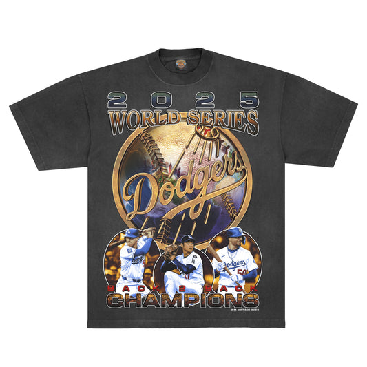 2025 Dodgers T-Shirt (vintage black)