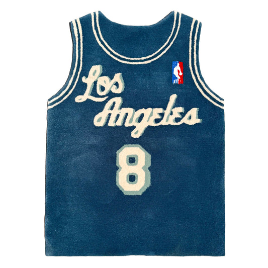 Kobe Bryant Throwback Jersey Rug