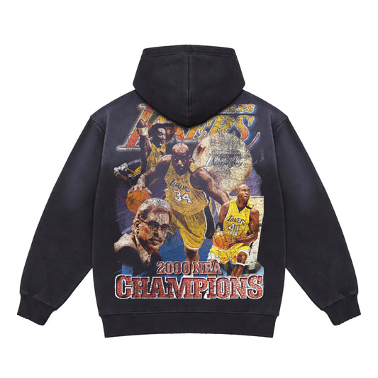 2000 Lakers Champs spray hoodie