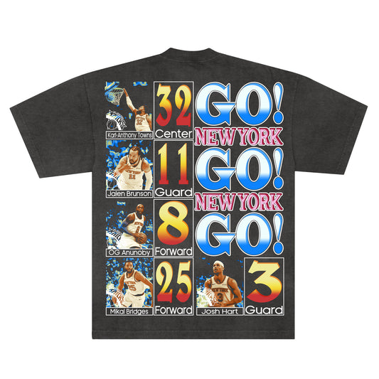 2026 NY Knicks T-shirt (vintage black)